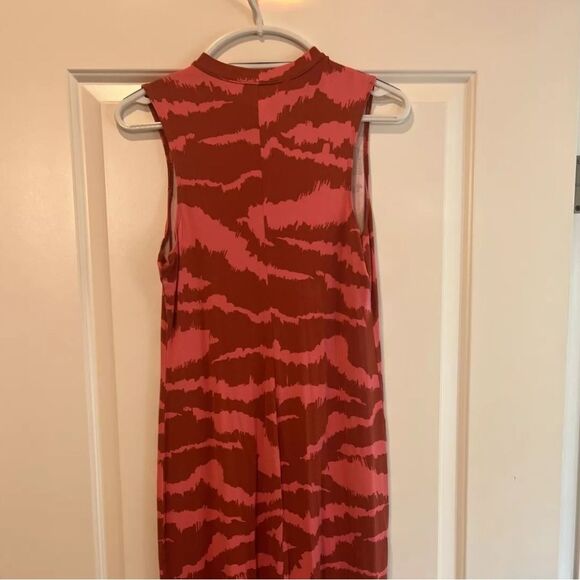 Anthropologie Corey Lynn Carter Pink Zebra Printed Bodycon Dress Sz M - Picture 6 of 6